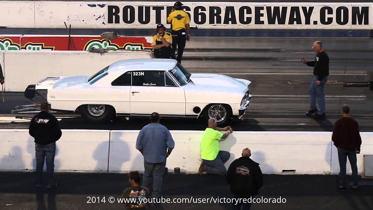 HOLLIS JONES '66 NOVA FIRST TIME OUT SINCE CRASH AT RT66