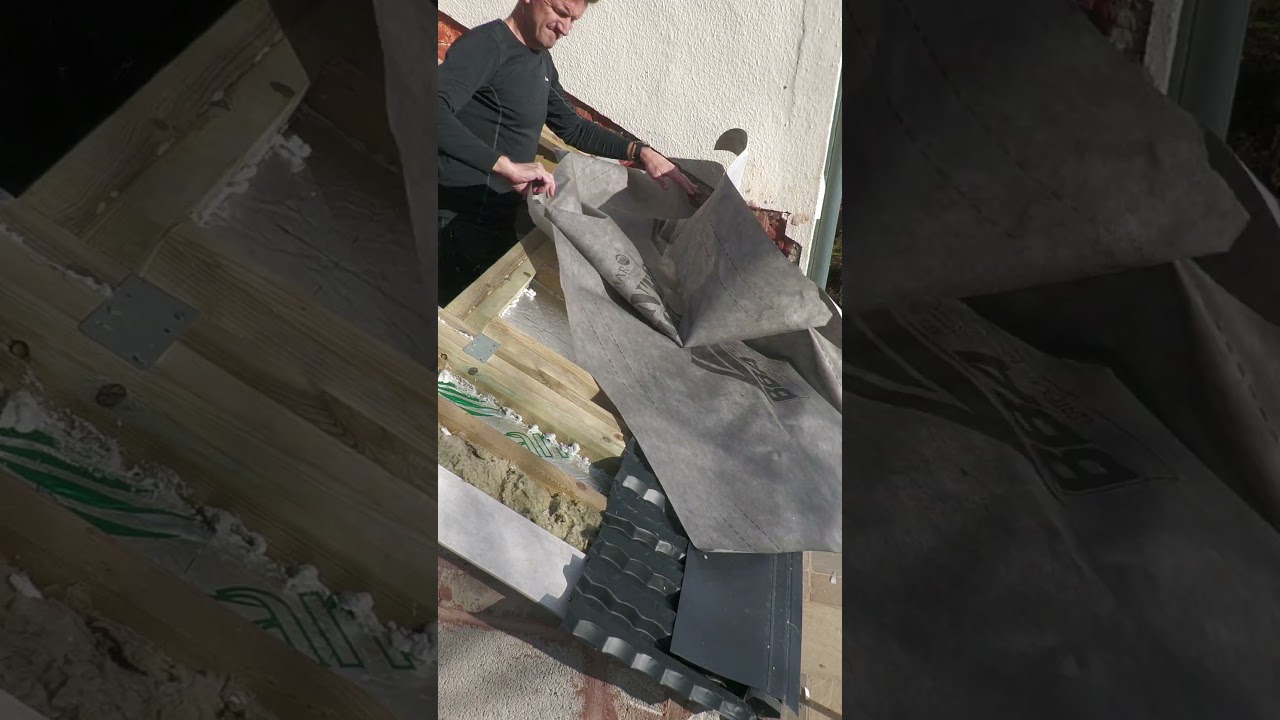 Epic Velux Window DIY Install and Roof Rebuild #shorts