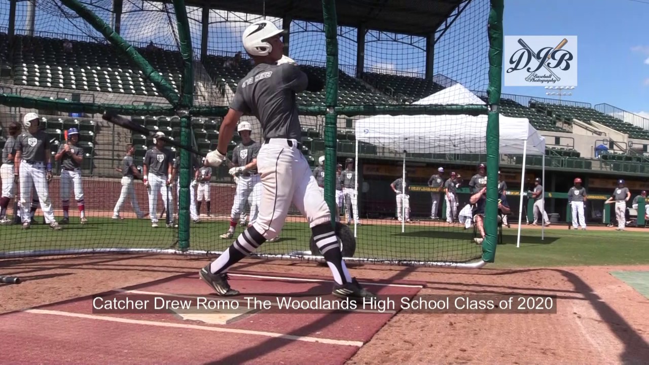 Catcher Drew Romo The Woodlands High School Class of 2020
