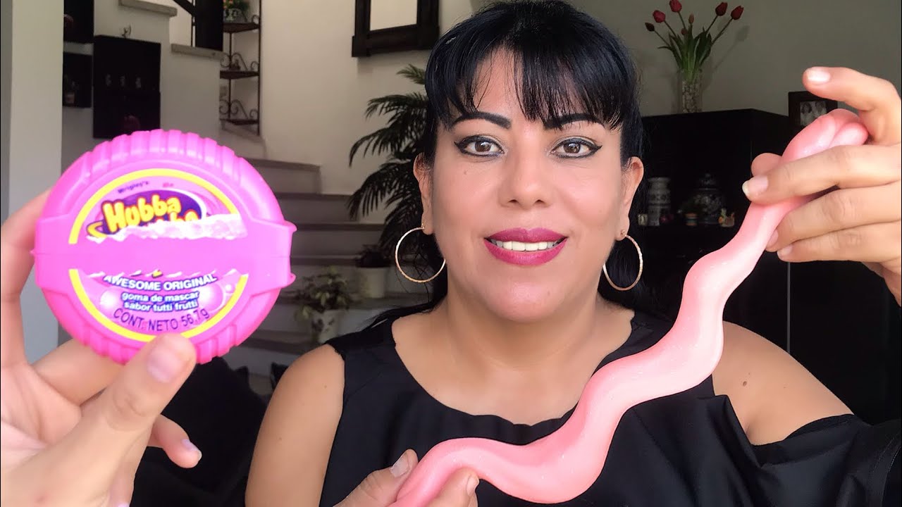 😱ASMR SLIME COMESTIBLE DE CHICLE😱