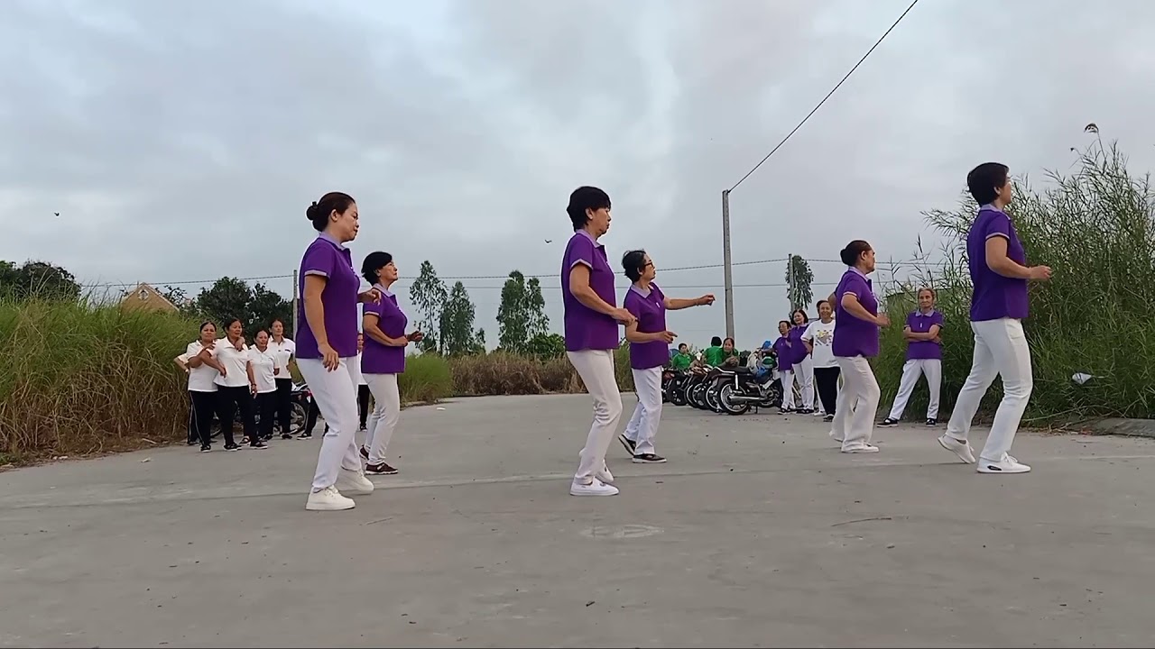 KHIÊU VŨ 16 BƯỚC NHẢY,Ly Cà Phê Đắng:CLB Thể Dục Dưỡng Sinh Hội An, Ngày 25/02/2021