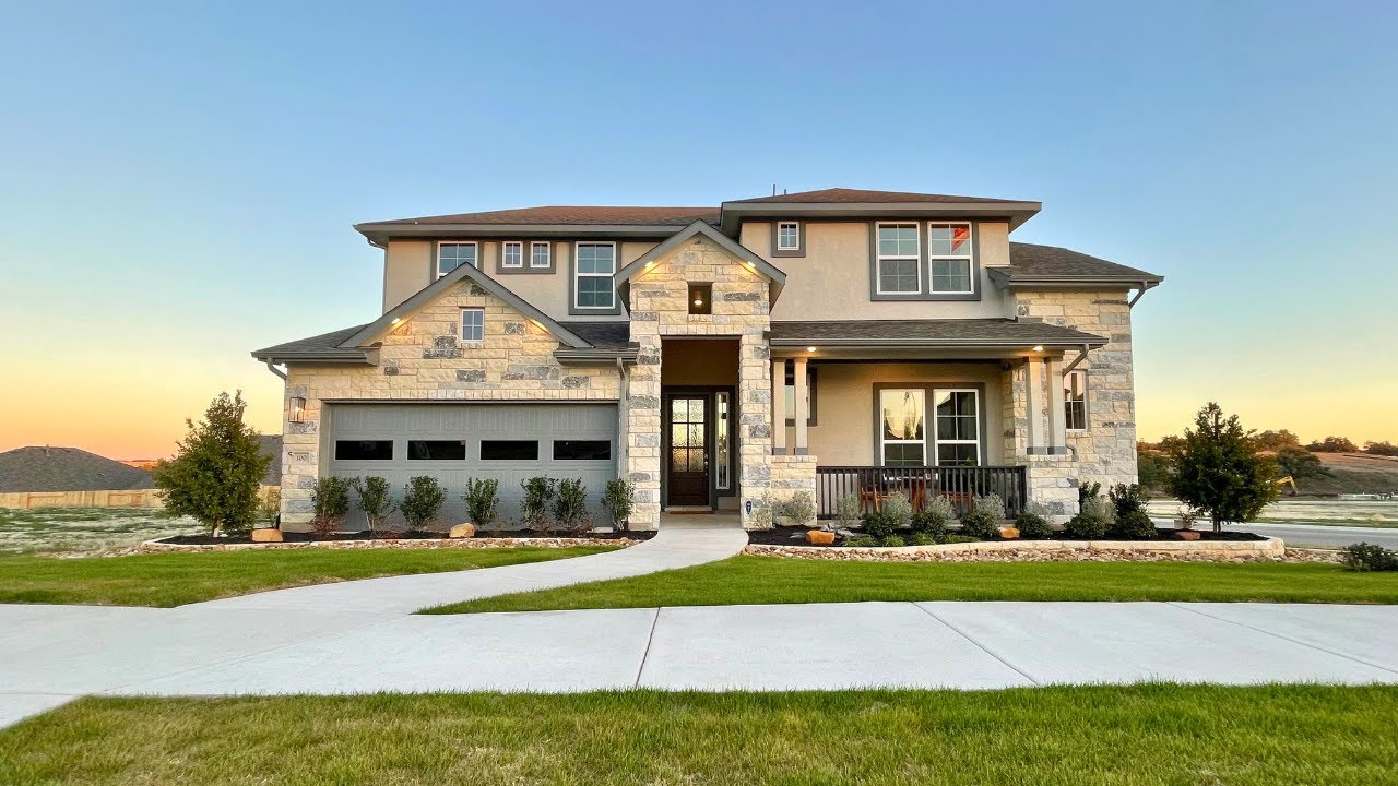 Chesmar Homes Model Home in Liberty Hill, Texas - The Hattie Plan