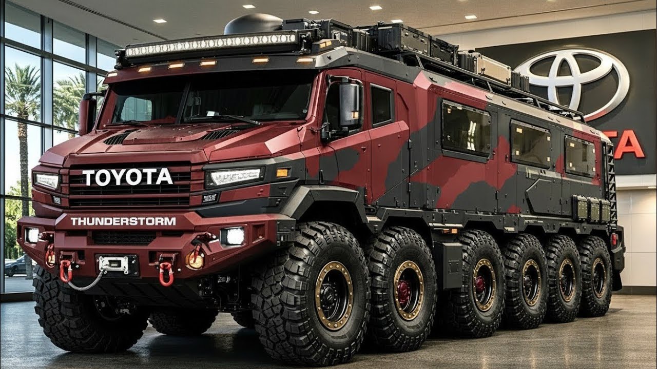 Zukunft auf Rädern! 2026 Toyota Thunderstorm 12x12 Motorhome Review 🇩🇪