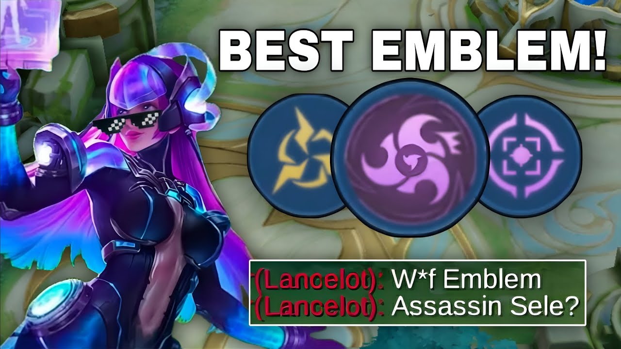NEW SELENA ASSASSIN'S EMBLEM SYSTEM IS BRUTAL🔥 (MUST TRY) | TOP GLOBAL SELENA - MLBB