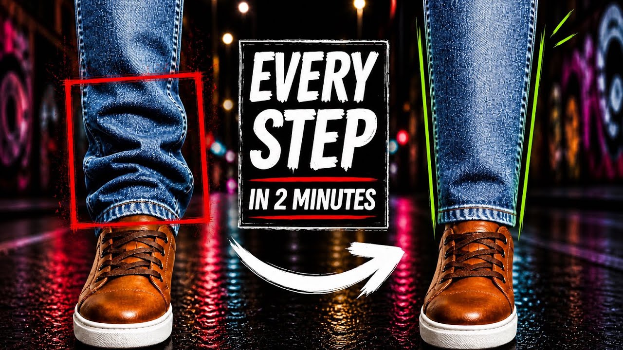You Can Taper Your Jeans EXACTLY Like The PROS