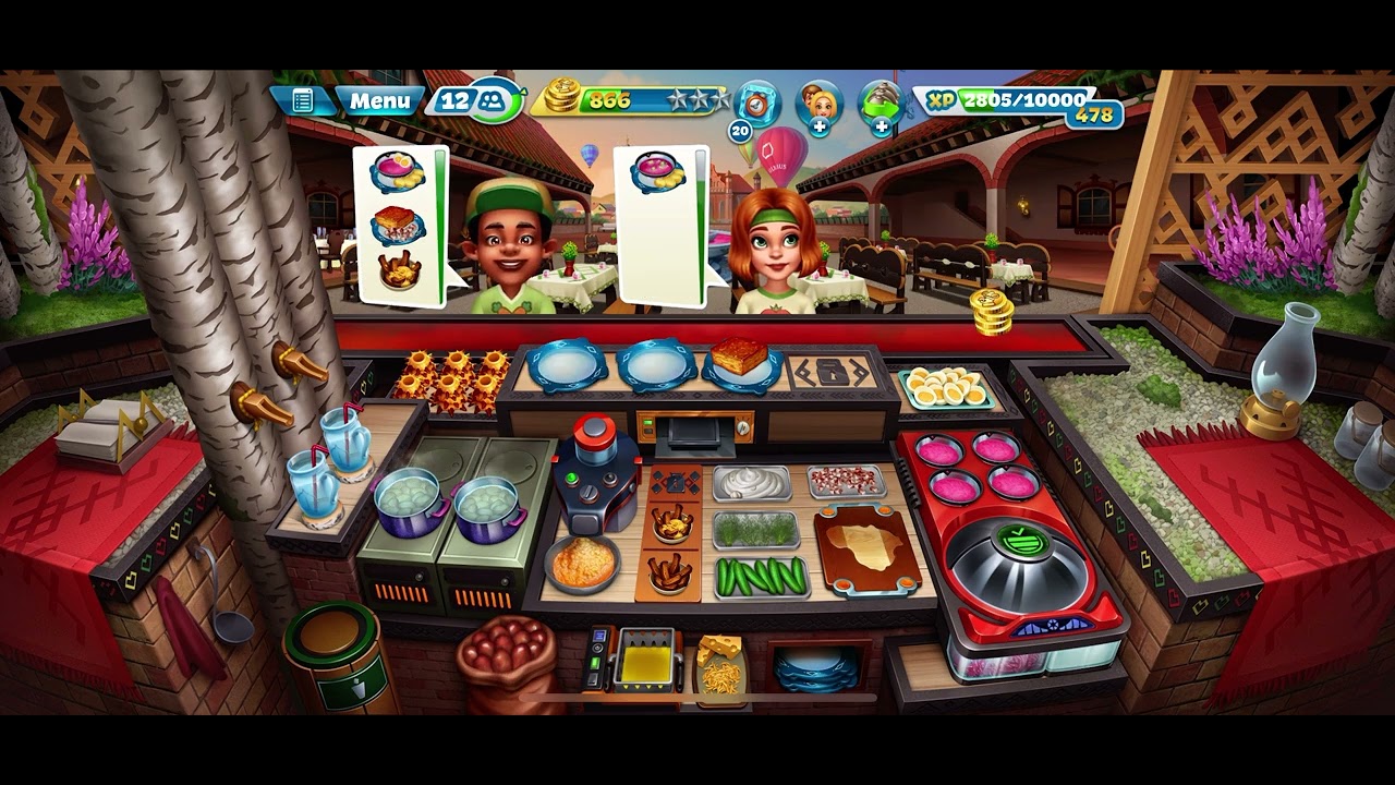 Vilnius Manor Level 40 Cooking Fever (3 STARS/NOT FULLY UPGRADED)