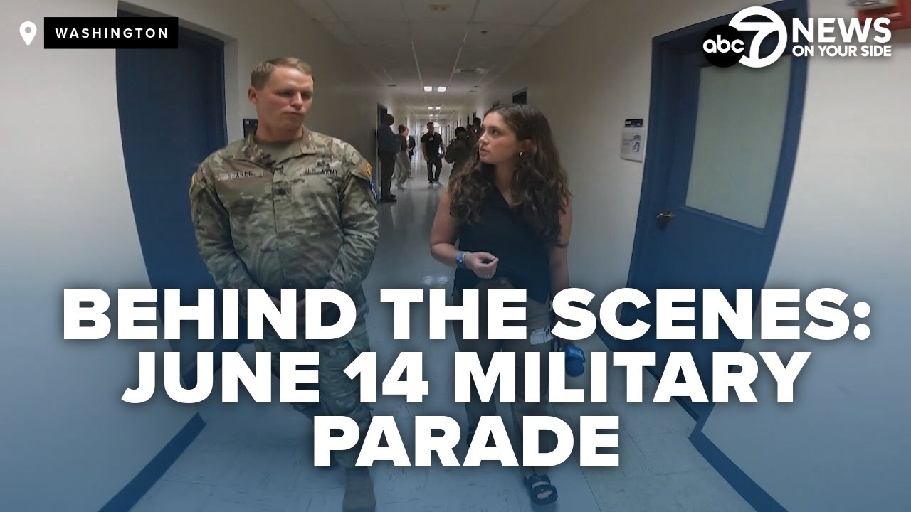 How will DC house 7000 soldiers for June 14's military parade? 7News gets an Army tour