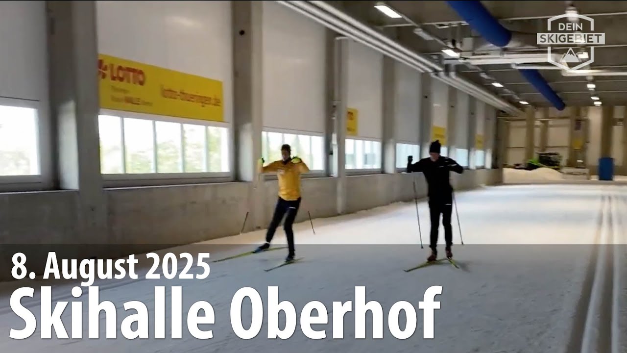 Skisport-Halle Oberhof: 8. August 2025