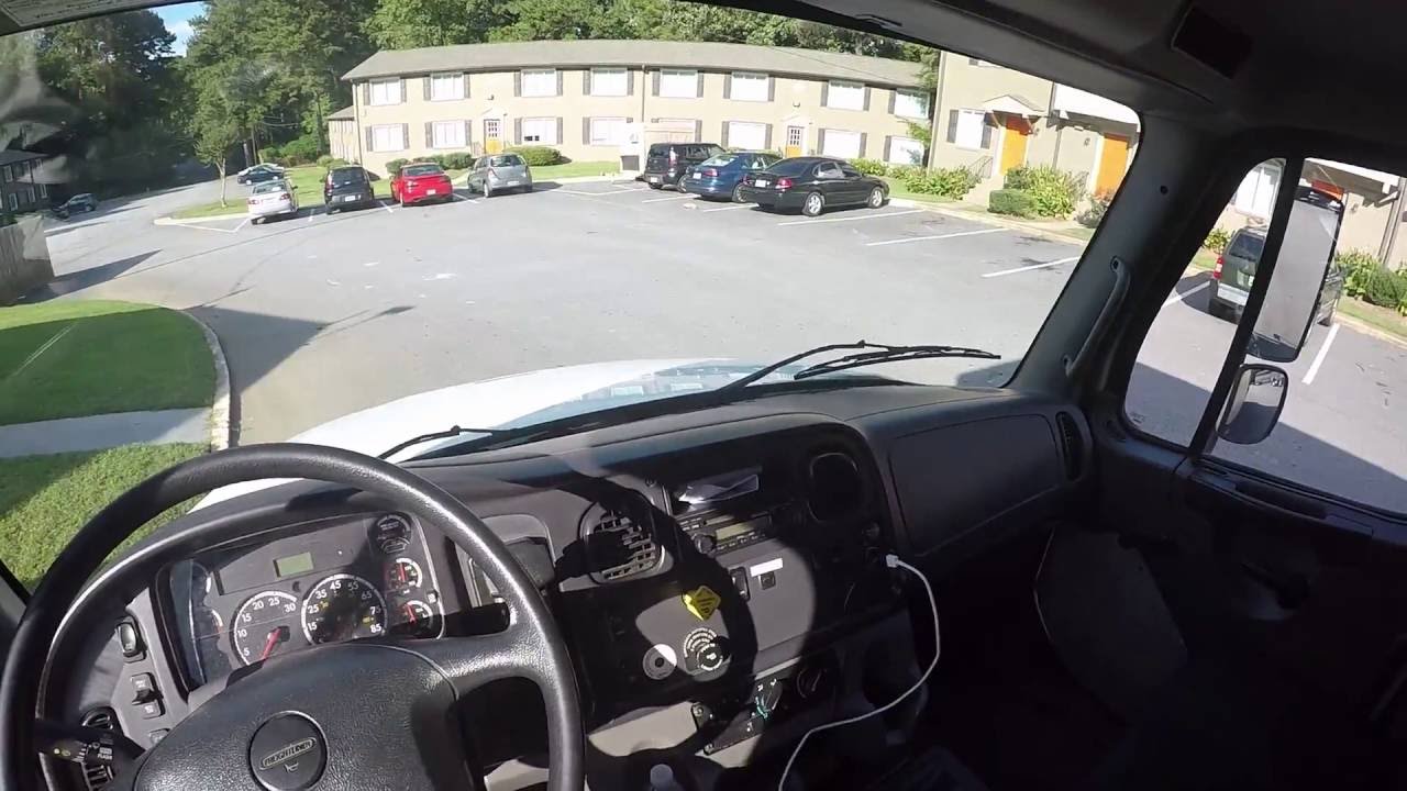 Freightliner M2 106 Business Class Driving through Atlanta