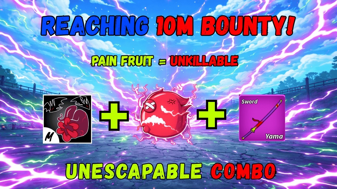 Pain Fruit Makes You UNKILLABLE in Bounty Hunts | Blox Fruits