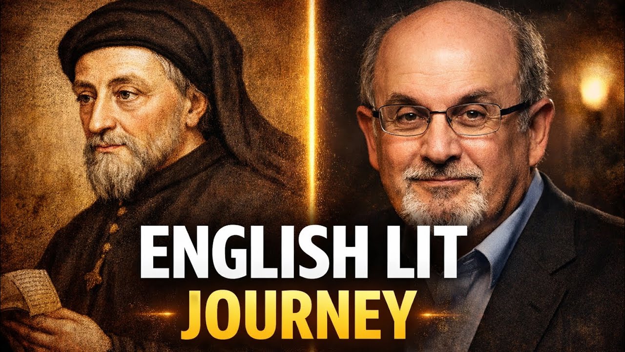 History of English Literature- Chaucer to Rushdie | CUET PG English Guide 📚✅