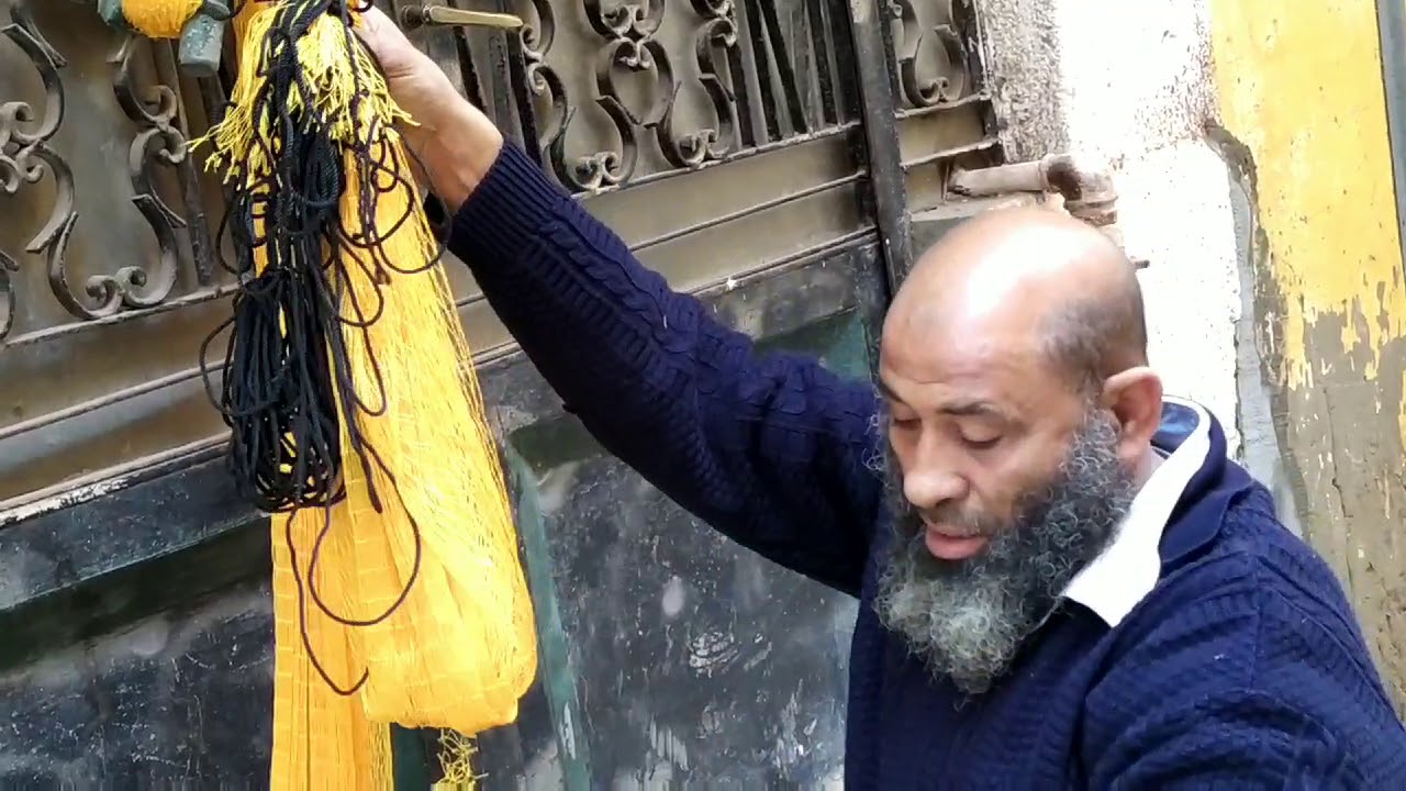 اسهل طريقه لتصنيع شبك الصيد ب ايدك انت