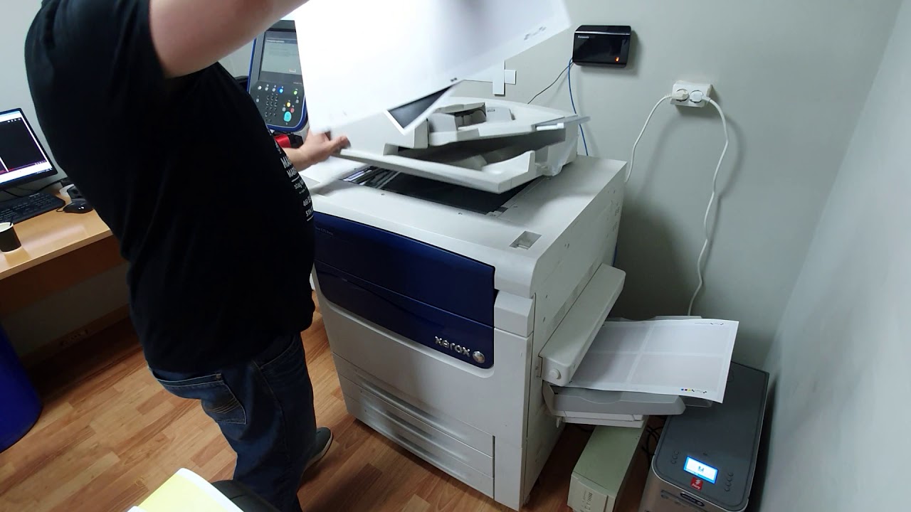 Выравнивание лица и оборота Xerox C75, SIQA Xerox C75