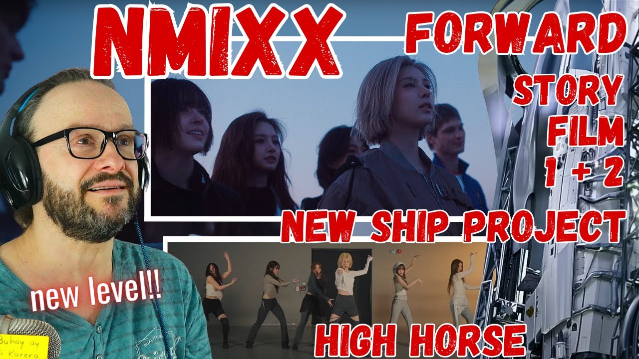 wow!! NMIXX High Horse performance visualizer and Stage Practice + Fe3O4: FORWARD Story 1+2 reaction