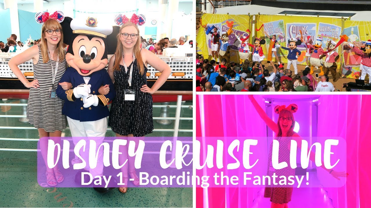 Boarding the Disney Fantasy! 🚢 Caribbean Disney Cruise Line Vlog | Day 1 | Lisa Preece