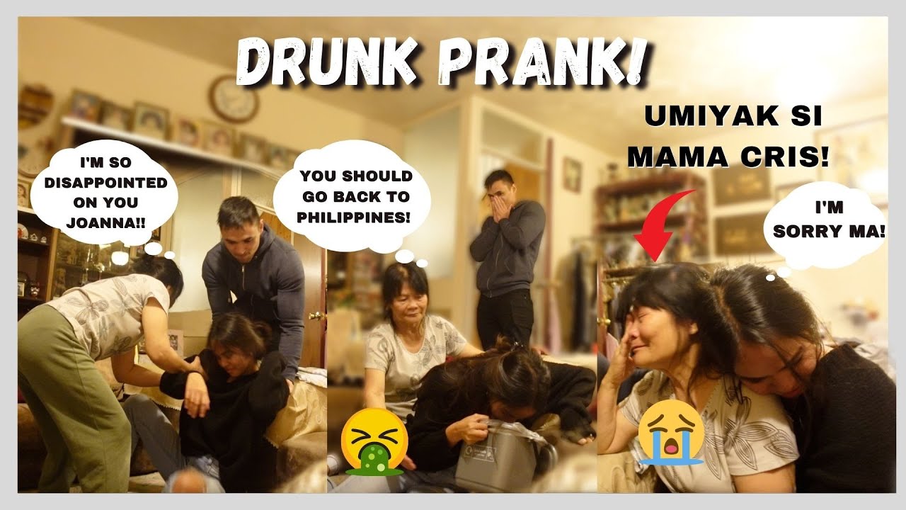 DRUNK PRANK! GRABE ANG IYAK NI BIYENAN! 😭 NAGSISI KAMI SA PRANK NATO! BRITISH-FILIPINA 🇬🇧🇵🇭