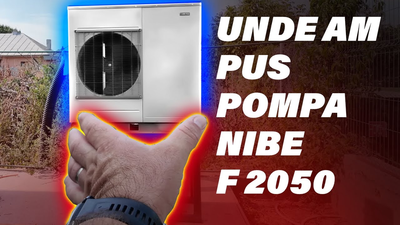 Montajul Pompei de căldură NIBE F2050 - Unitatea exterioară