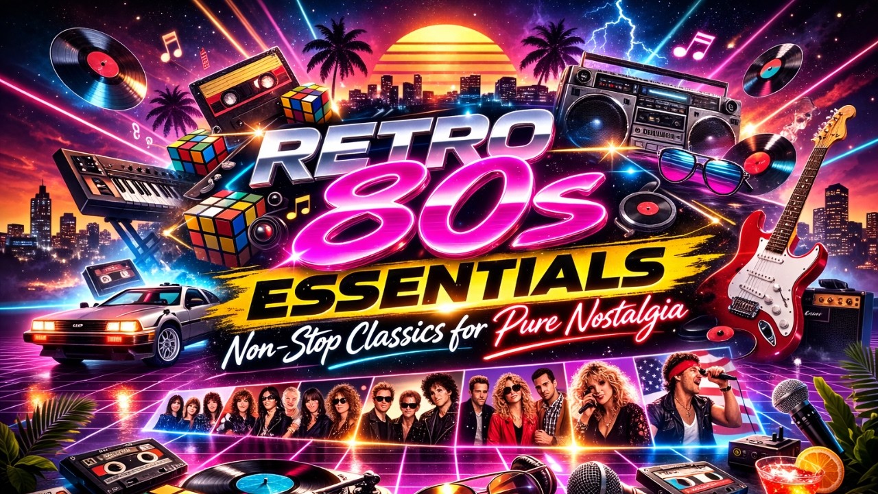 Retro 80s Essentials 💥 Non-Stop Classics for Pure Nostalgia