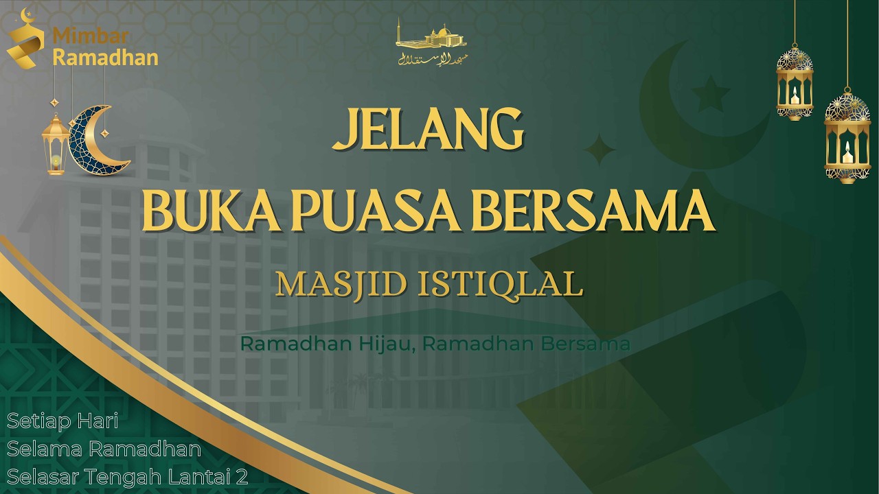 Hari Ke 4 Ramadhan_ Buka Puasa Bersama 6000 Jama'ah di Masjid Istiqlal || 22. 02.2026