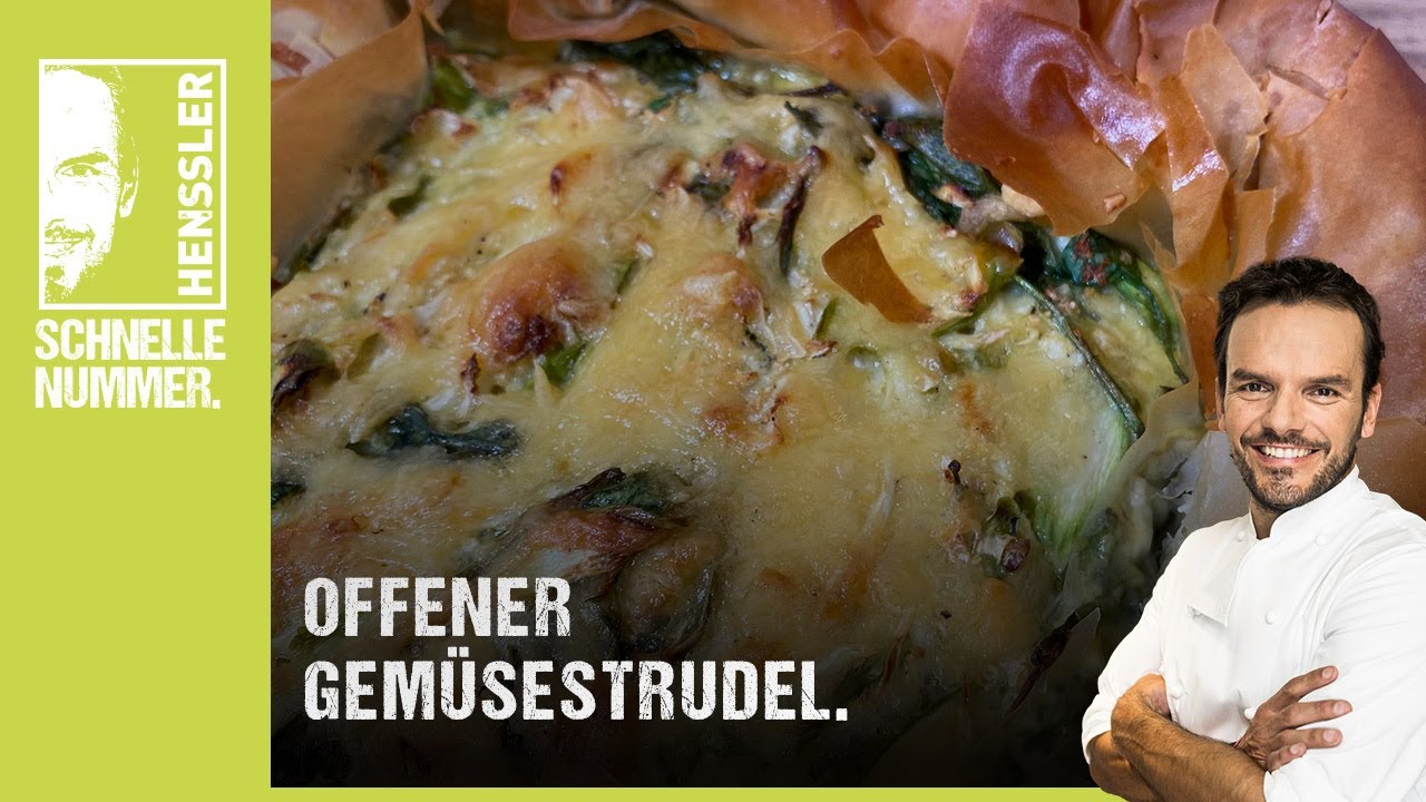 Schnelles offener Gemüsestrudel Rezept von Steffen Henssler