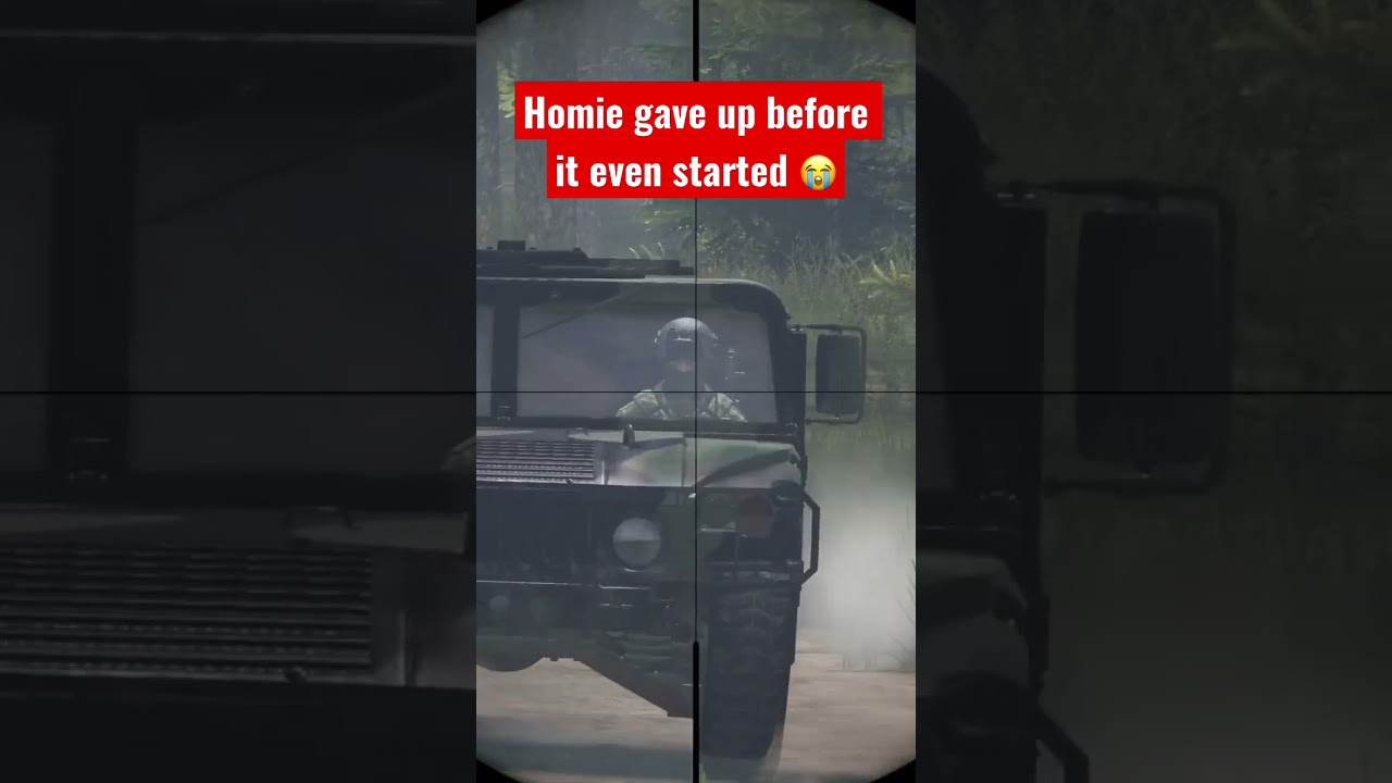 DayZ - Sniping a Humvee Driver #shorts