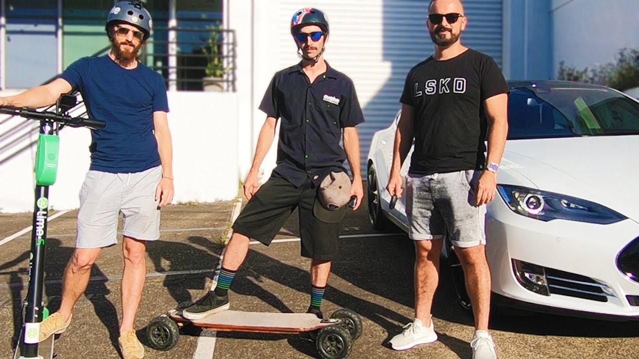 Evolve GTX vs TESLA vs Electric Scooter