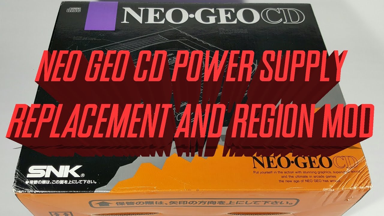 NeoGeo CD AES - Repair, Region and PAL MOD