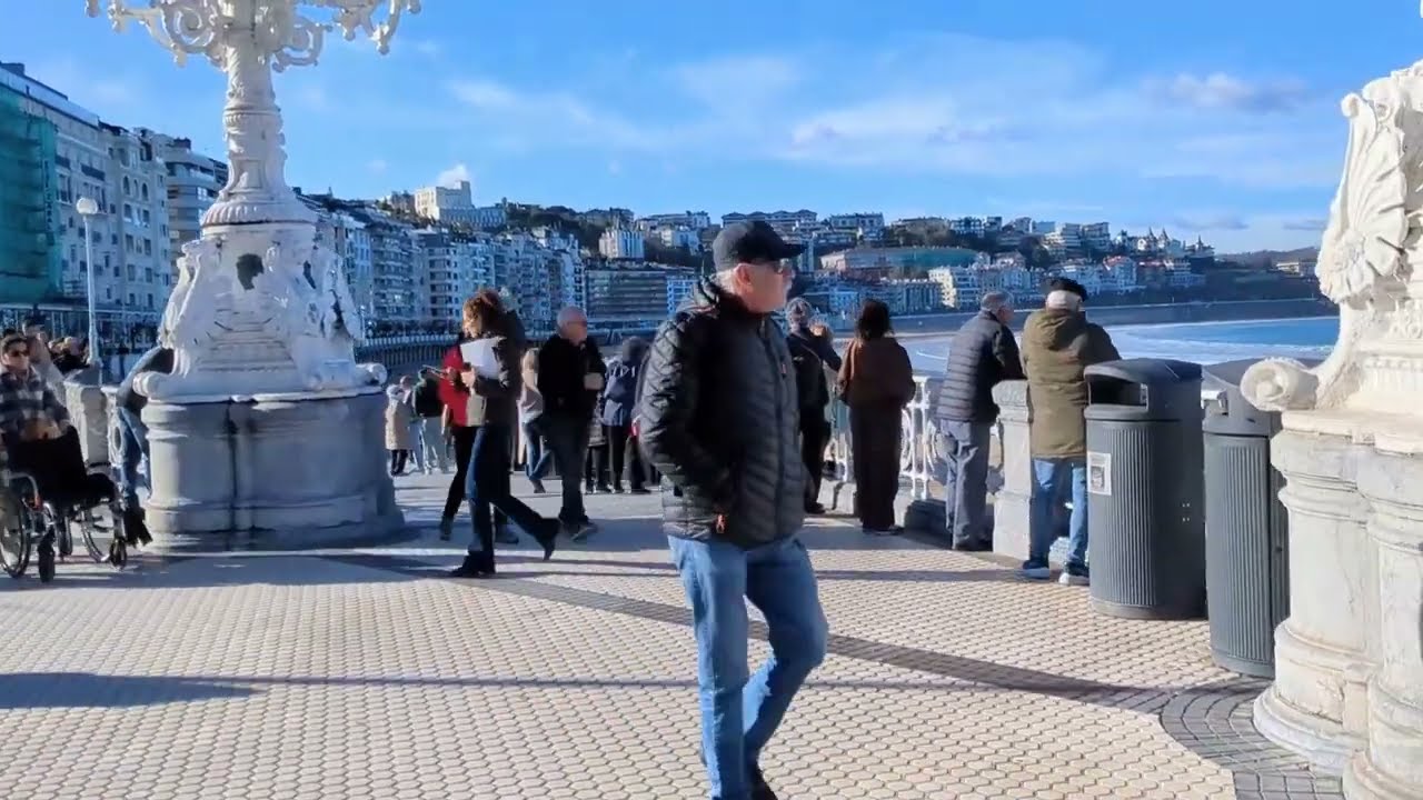 Animada mañana en San Sebastián