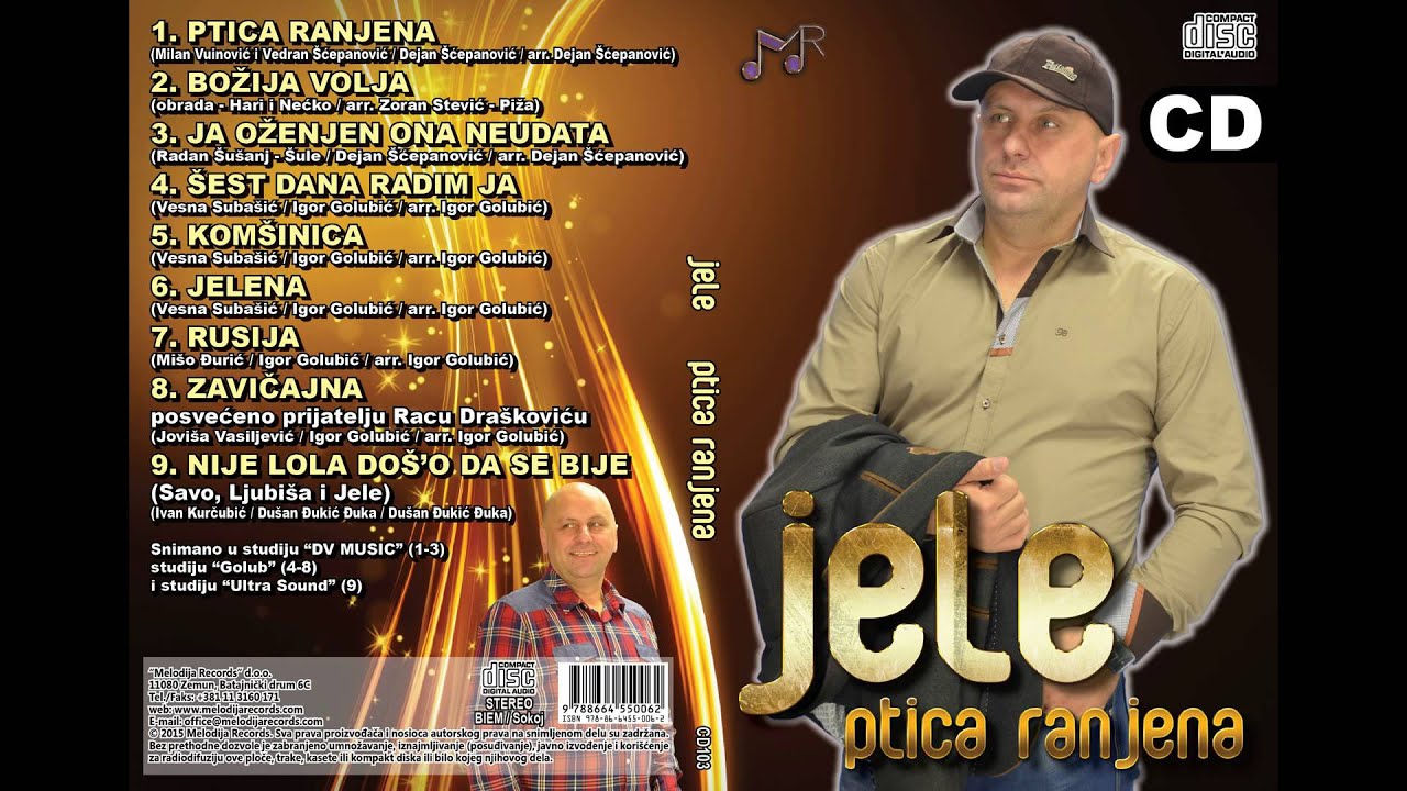 Jele - Sest dana radim ja (Album 2015)