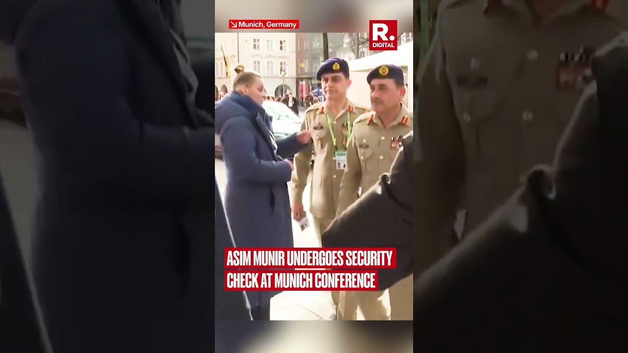 Asim Munir Undergoes Security Check at Munich Conference