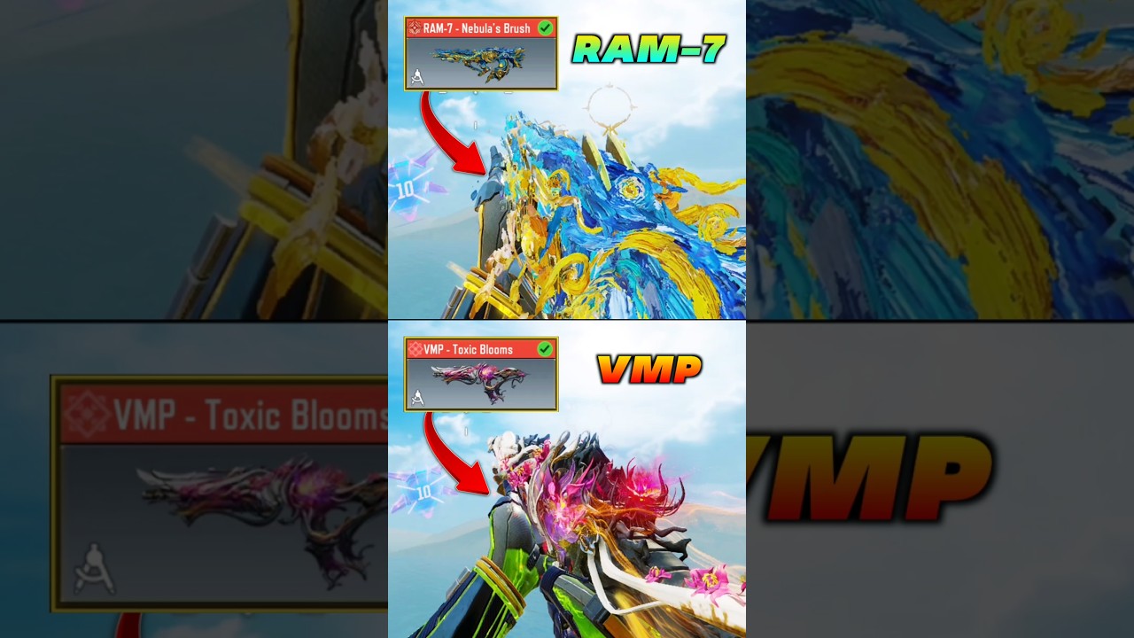 Mythic RAM-7 против Mythic VMP в CODM