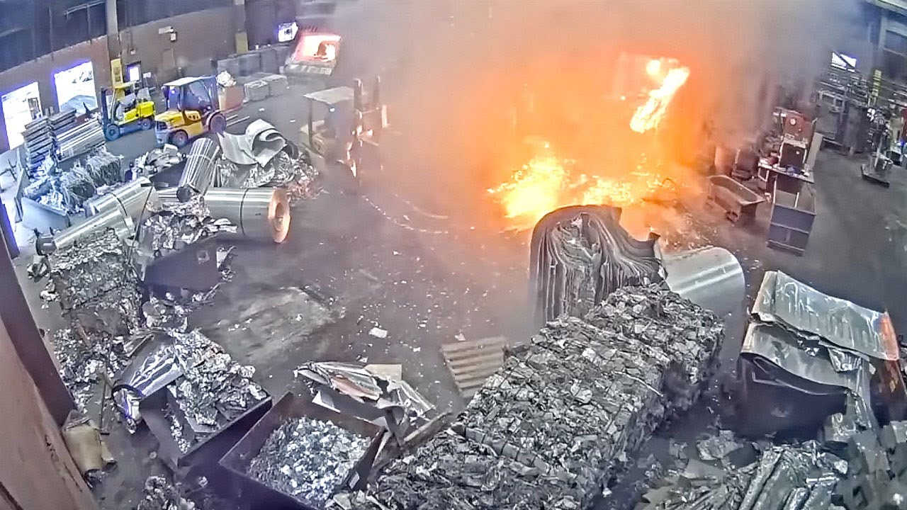 Дорогостоящие промышленные аварии, снятые на камеру