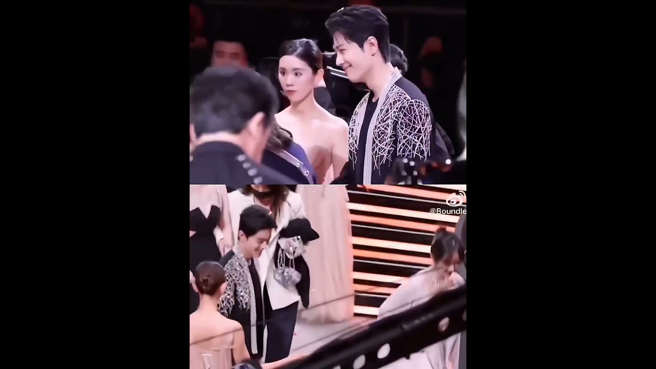 Cutest Xiao Zhan Yang Zi POV when they saw each other on wb night #shorts #cdrama