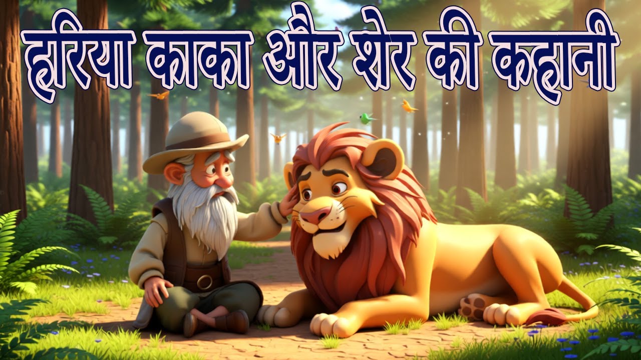 हरिया काका और शेर की  कहानी | hariya kaka aur sher ki kahani | हिंदी कहानी |  hindi kahniya |