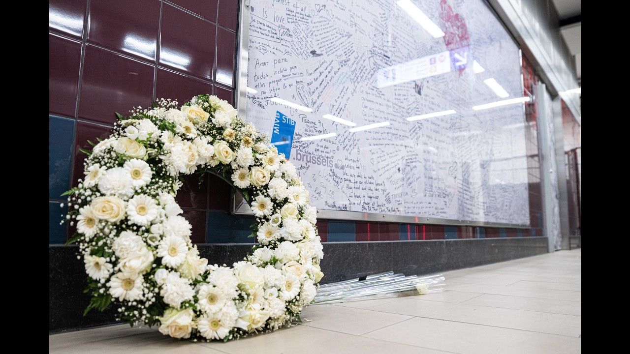 Herdenking aanslagen van 22 maart 2016 - Comm&eacute;moration des attentats du 22 mars 2016