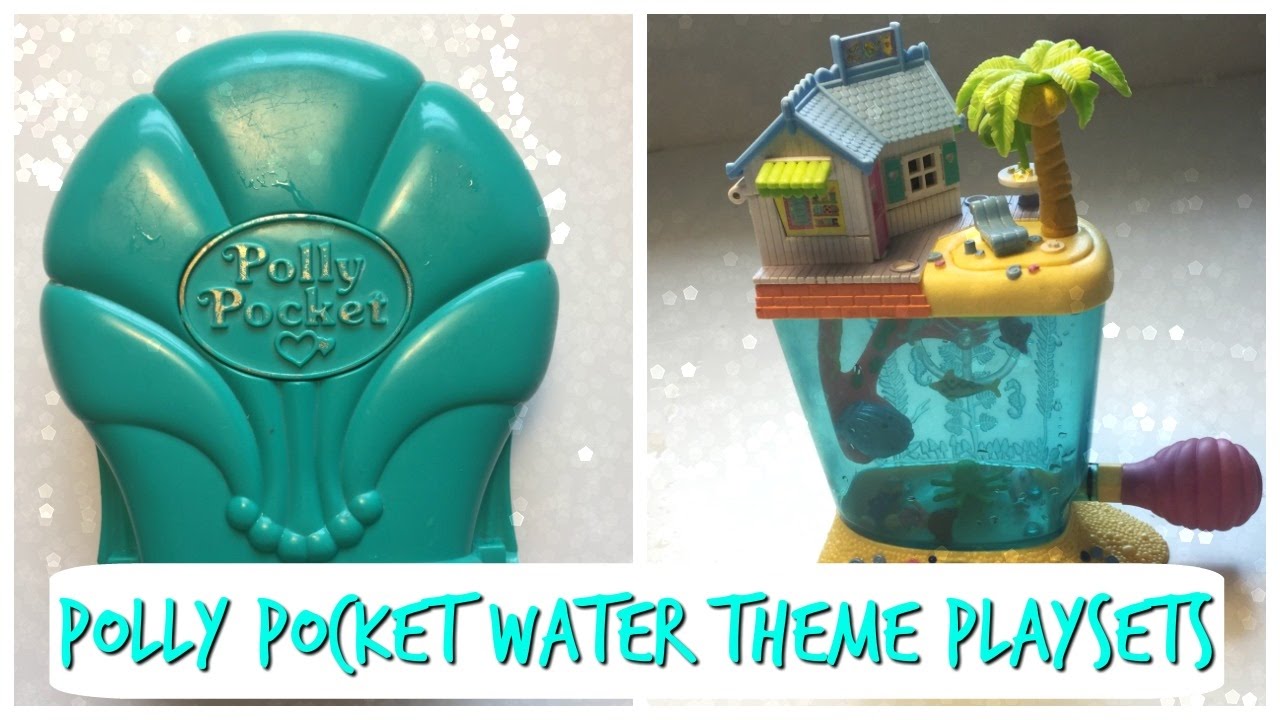 Original Polly pocket compact and rare color variations