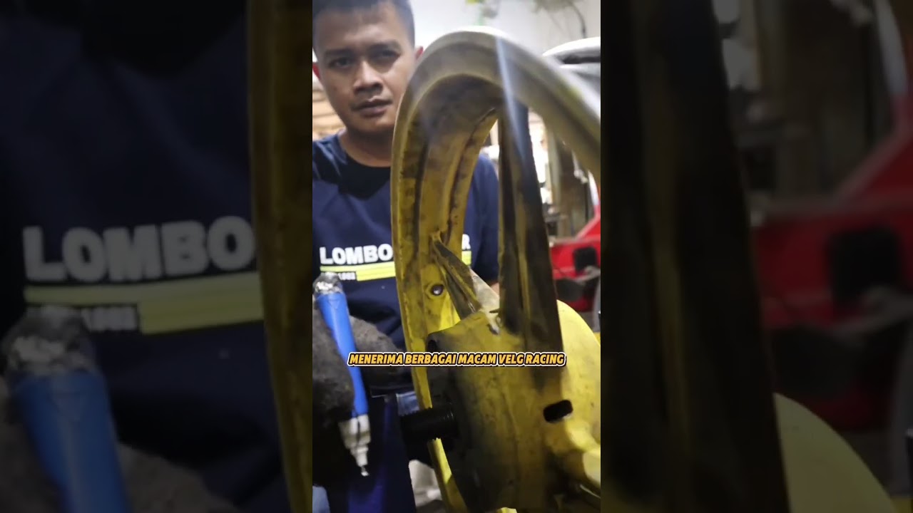 Ahlinya PRESS velg racing ya lombok motor ! #bengkelpress #kotabandung #velgracing #ahli
