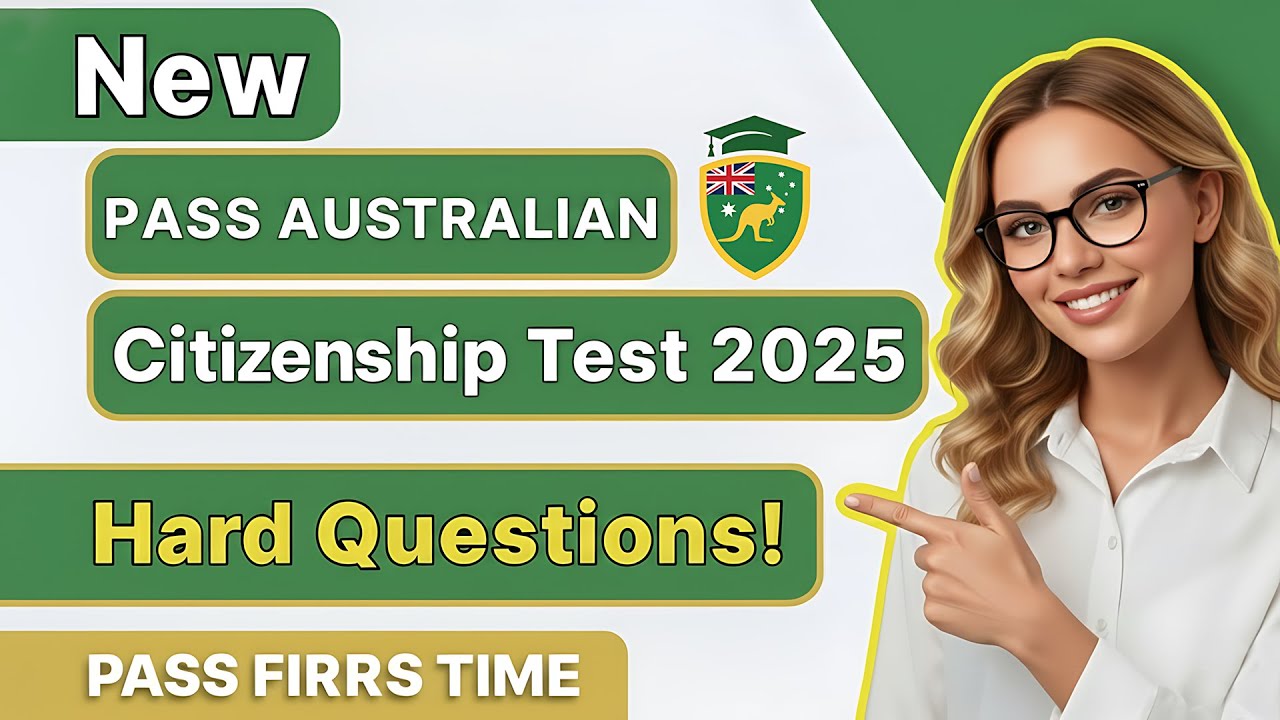24 HARDEST Australian Citizenship Test Questions 2025 | GUARANTEED PASS MOCK EXAM