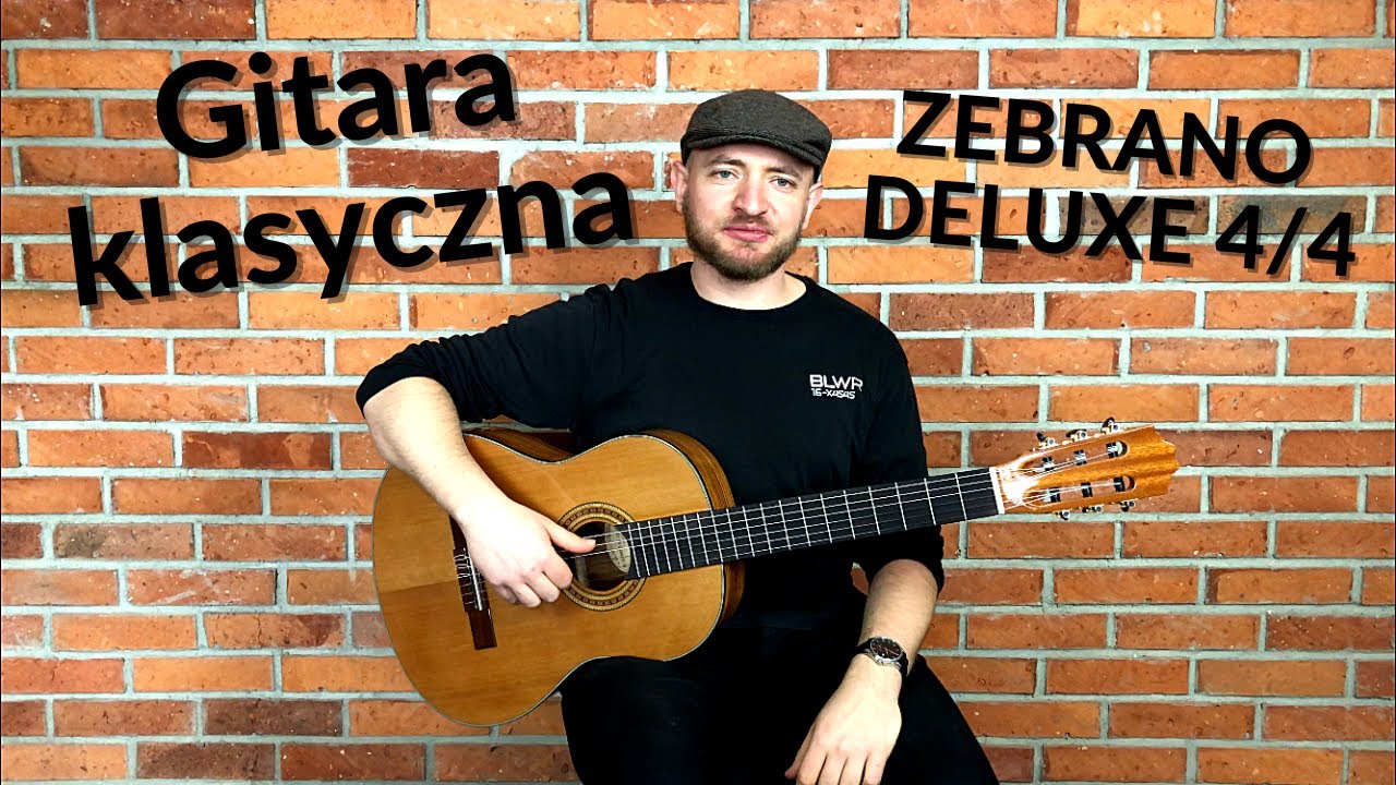 Gitara klasyczna ZEBRANO DELUXE 4/4 LITY CEDR