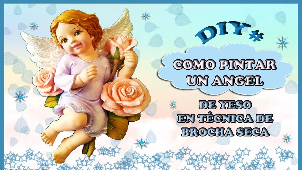 Como pintar un ángel de yeso