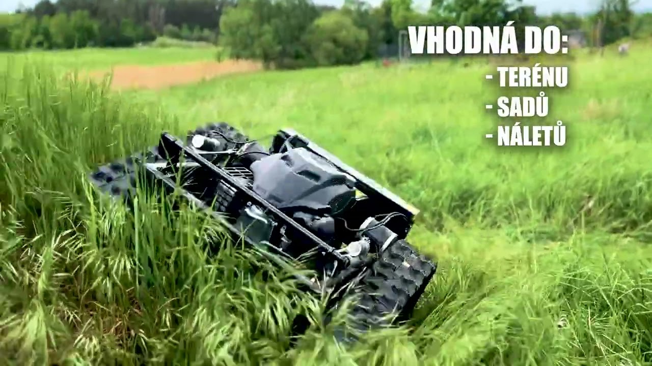 Co zvládne naše svahová sekačka?