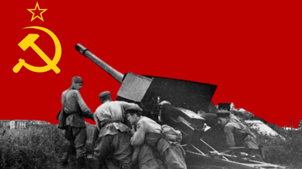 Марш сталинской артиллерии - March Of Stalin's Artillery (English Lyrics)