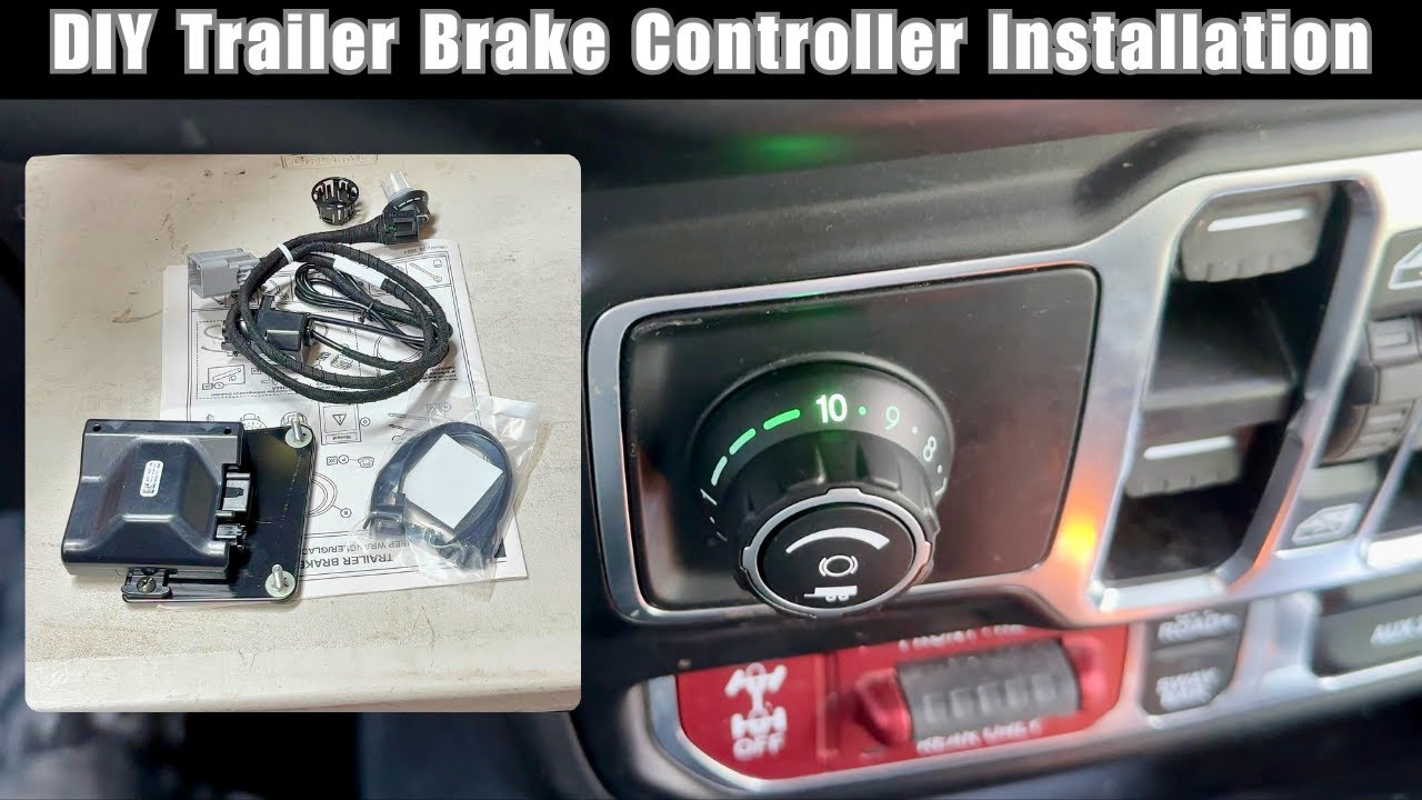 Step-by-Step Mopar Trailer Brake Controller Install (Jeep Gladiator/Wrangler)