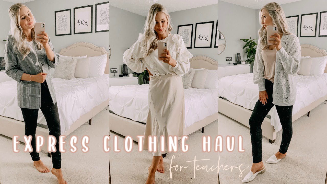 teacher clothing haul + outfit ideas ft. express!