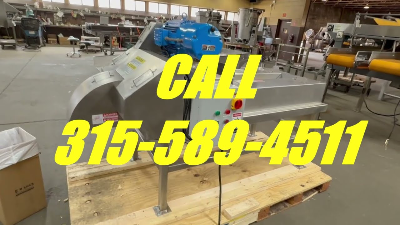 URSCHEL MODEL J9-A DICER / STRIP CUTTER cutting Pita Chips, Alard item Y5706