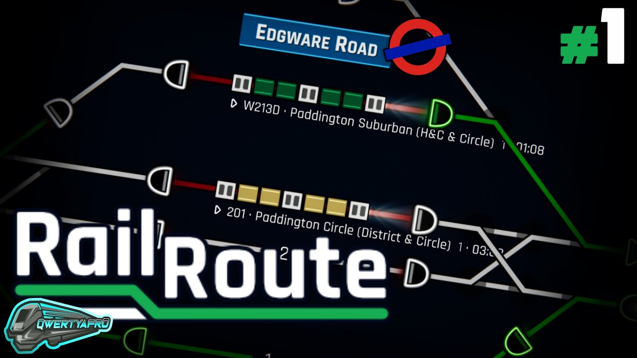 Playing Rail Route #1: Edgware Road LUL Signal Box (Timetable Mode)