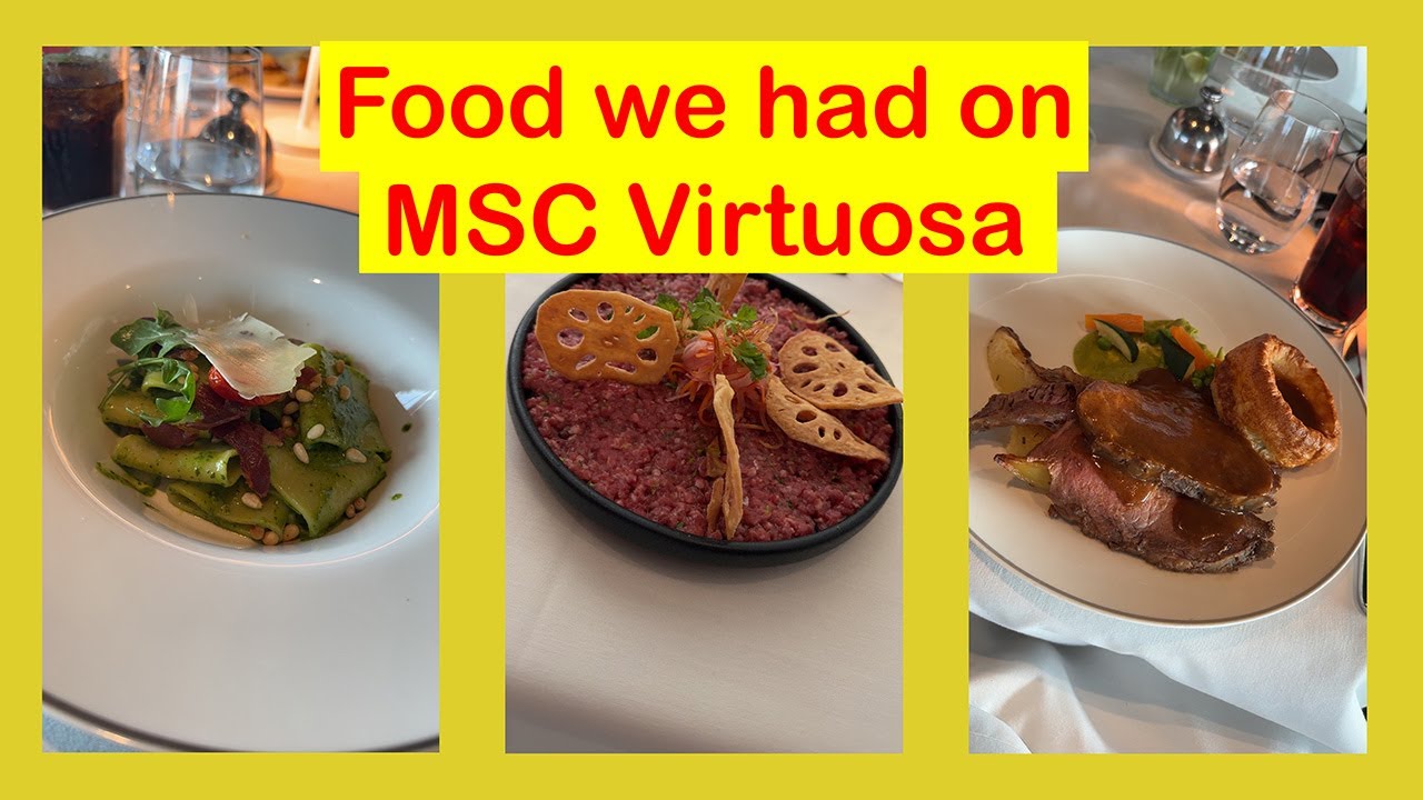 Посмотрите, какую еду мы пробовали на борту MSC Virtuosa