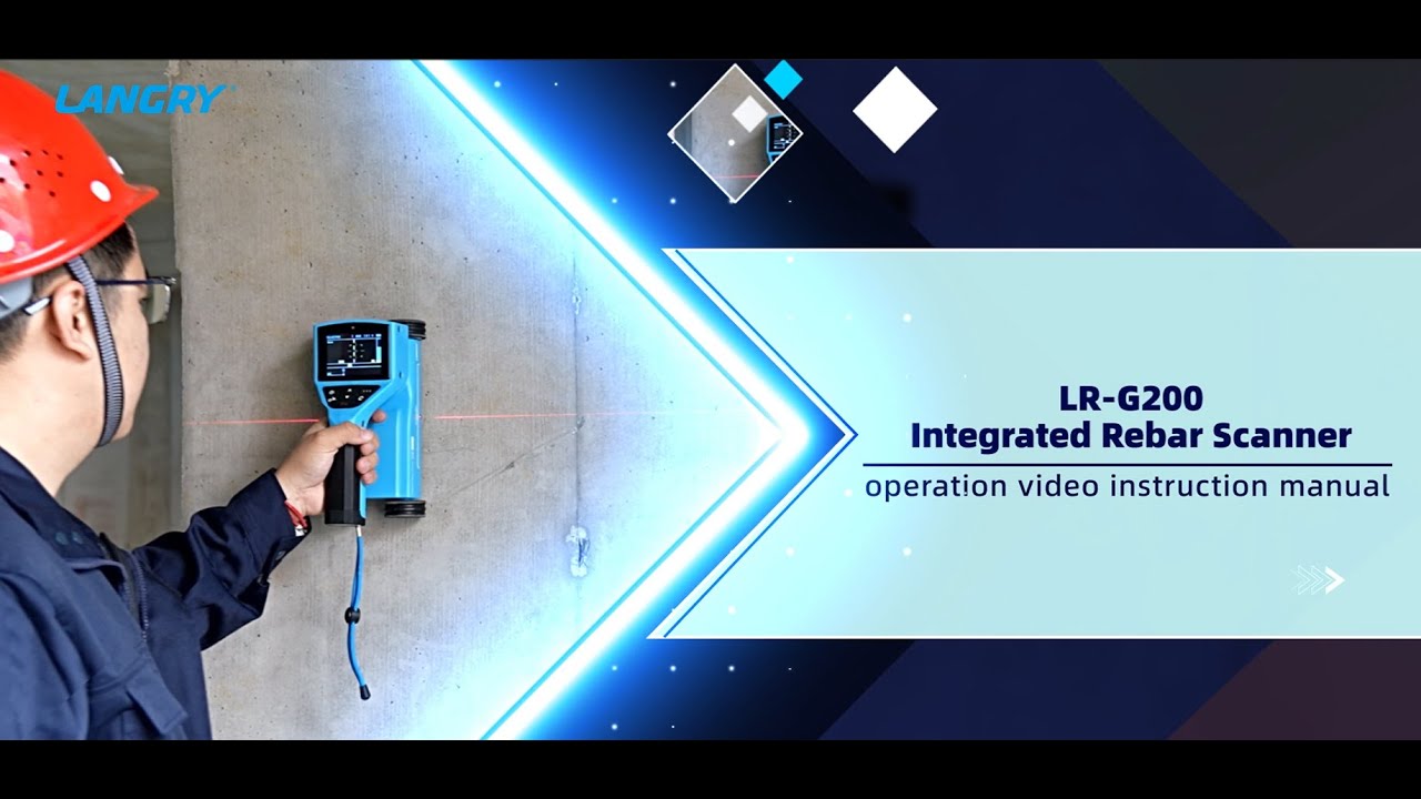 LR-G200 Integrated Rebar Scanner Operation Video