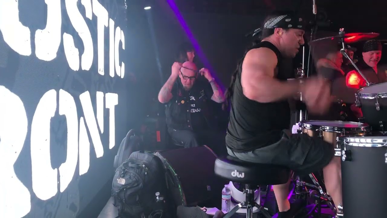 Agnostic Front, Danny Lamagna Drum Cam: “Addiction” 03.22.2025