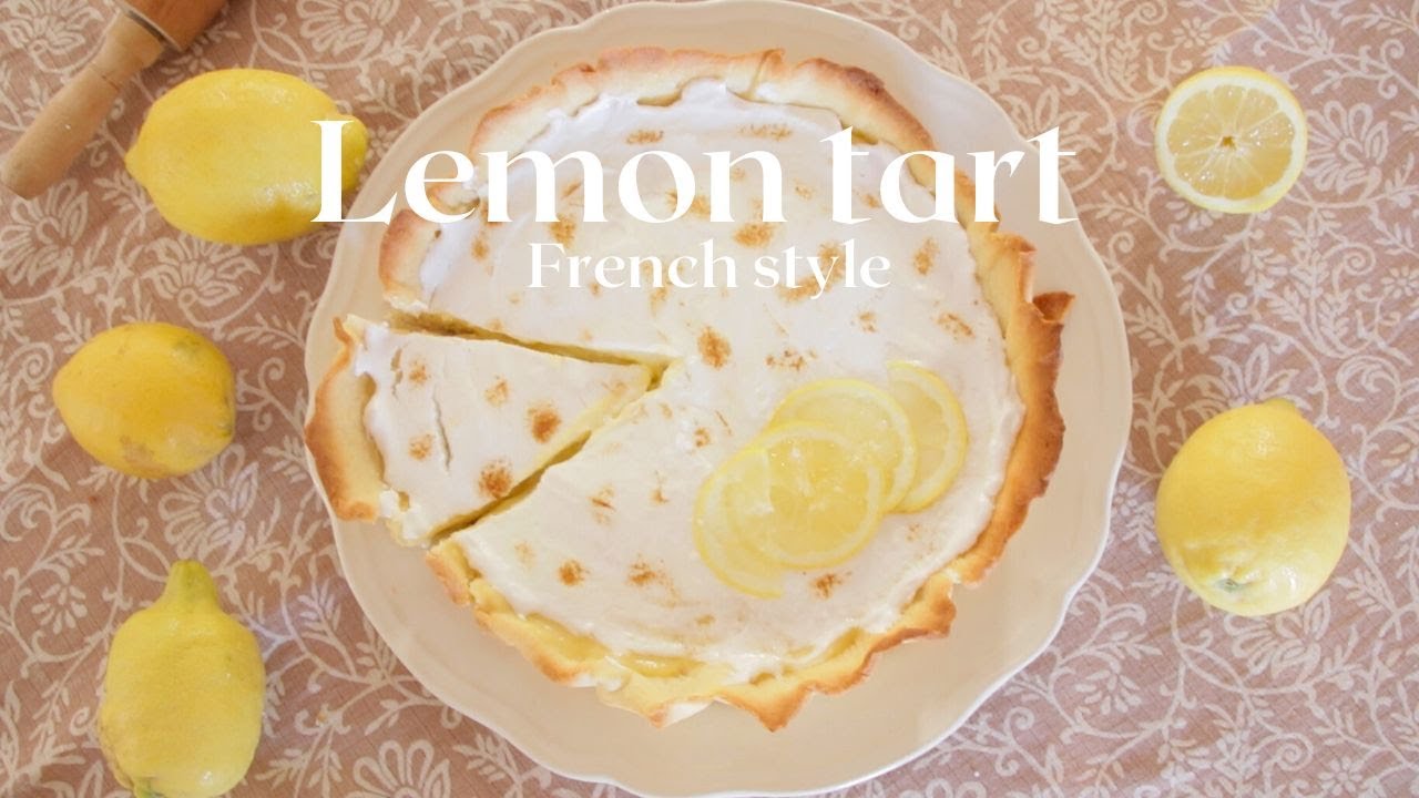 Lemon tart meringue recipe! Tarte au citron de Menton! Extraordinary dessert from South of France!